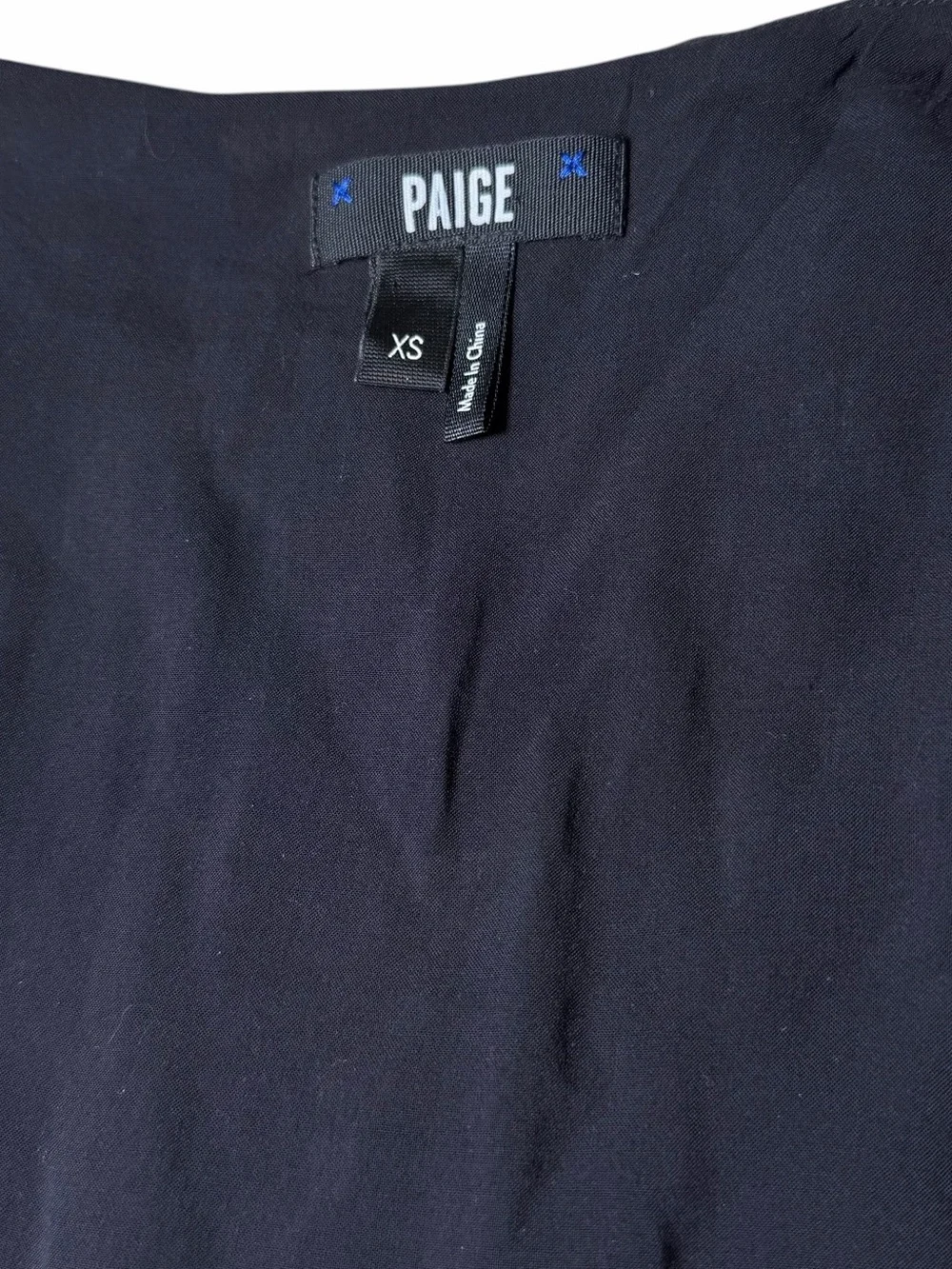 PAIGE Cardamom Floral Wrap Dress Black Evening Sand Ruffle Short Sleeve XS - Picture 10 of 15